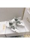 Dior-D-tilslutning Sneakers Teknisk Stof Hvid Sort