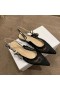 Dior J'ADior Slingback Ballerina Flad Sort
