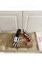 Christian Louboutin CL Muldyr 50mm Malha Trykt Stof Sort