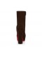 Christian Louboutin Loo Booty 130 mm Lav Støvler Veau velour Cosme