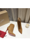 Christian Louboutin, Så Kate Booty Ankel Støvler 100mm Brun Ruskind