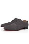 Christian Louboutin Surcity Derby Sko Grå Ruskind Crosta Læder