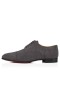 Christian Louboutin Surcity Derby Sko Grå Ruskind Crosta Læder