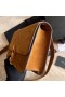Saint Laurent Carre Satchel Taske Brown Suede Læder