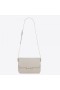 Saint Laurent Le Bane Taske Hvid Kalveskind Saint Laurent Tasker