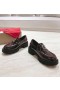 Christian Louboutin CL Moc Slæbe Loafers Kalv Læder Bourgogne