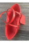 Christian Louboutin Cabata Tote Taske Kornet Kalv Læder Rød