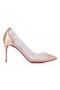 Christian Louboutin Degrastrass PVC 85 mm Pumper PVC og iriserende Læder Leche