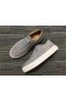 Christian Louboutin Happyrui Sneakers Med Ruskind Læder Grå
