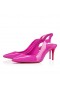 Christian Louboutin Hot Chick Slynge 70 Mm Pumps Patent Læder Bolerose Pink