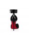Christian Louboutin Låse Mig Op Pumpe 100Mm Strappy Pumper Vog Patent Læder Sort
