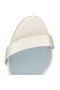 Christian Louboutin Loubigirl 85mm Strappy Sandaler Crepe Satin Off White CL Sko