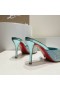 Christian Louboutin Mig Dolly Strass Pumper 100 mm Ruskind Strass Forskønnet Bermuda