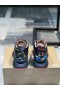 Christian Louboutin Neopren Spike Sok Donna Fladskærms Sneakers Sort