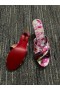 Christian Louboutin Nicol er Tilbage Sandal Muldyr 85MM Blomstrende Silke