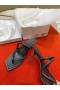 Jimmy Choo 70 Muldyr Dias Læder Strop Sort