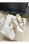 Jimmy Choo Bing 65 Ruskind Muldyr Crystal Rem Khaki