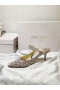 Jimmy Choo Bing 65mm Glitter Muldyr Krystal