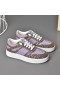 Jimmy Choo Hawaii F Low Top Sneakers Lilla