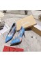 Christian Louboutin Hot Chick Pumper 100mm Loubi Odyssey Patent Læder Flerfarvet