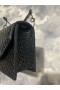 Christian Louboutin Loubi54 Crossbody Clutch Taske Patent Præget Python Black