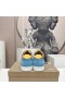 Christian Louboutin Louis Junior Pigge Orlato Sneakers Suede og Patent Læder Flerfarvet