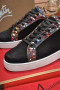 Christian Louboutin Mænd Sneakers Low-top Veau Velour Sort CL Sko