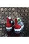 Christian Louboutin Rockstud Spike High-Top Sneakers Læder Flerfarvet