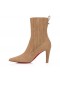 Christian Louboutin Santigag 85 Mm Lav Støvler Veau Velour Lionne