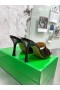 Bottega Veneta Strække Muldyr 90mm Oxid Patent Læder Bottega Veneta Muldyr