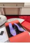 Christian Louboutin Degramule Forskønnet Muldyr 80mm PVC og Læder Lilla