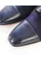 Christian Louboutin Greggo Oxford Læder Ruskind Navy Blå Christian Louboutin Mænd Sko