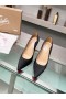 Christian Louboutin Hot Chick Pumper 100mm Crepe Satin Black Christian Louboutin Sko