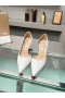 Christian Louboutin Iriza 85mm Pumps Patent Læder Hvid Christian Louboutin Sko