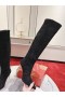 Christian Louboutin Lipbotta Knæ-høje Støvler 100mm Suede Black
