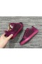 Christian Louboutin Louis Junior Strass Kvinder Sneakers Med Ruskind Læder Bourgogne