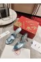Christian Louboutin Mig Dolly 100mm Sandaler Metallisk Læder Bermuda