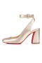 Christian Louboutin Miss Sab Slynge Pumper 85mm Nappa Læder Guld