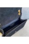 Saint Laurent Medium Kuvert Taske Sort Suede Saint Laurent Tasker