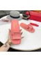 Roger Vivier Vivier Slide Dækket Spænde Muldyr Pink Patent Leather