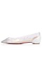 Christian Louboutin Degrastrass Fladskærms Version Bianco PVC