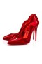 Christian Louboutin Pumpe Hot Chick 100mm Loubi/lin Psy Loubi Patent kalv