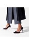 Christian Louboutin Pumper Anjalina 85 mm Sort/sort Pistol Ruskind Læder