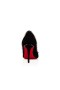 Christian Louboutin Pumper Anjalina 85 mm Sort/sort Pistol Ruskind Læder