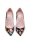 Christian Louboutin Pumper Hot Chick 100 mm Sort-multi/lin Poupee Patent