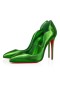 Christian Louboutin Pumper Hot Chick Læder 100mm Spinat/lin Spinat Sko