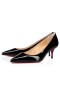 Christian Louboutin Pumper Kate 55 mm Sort Patent Læder