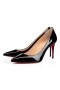 Christian Louboutin Pumper Kate 85 mm Sort Patent Læder