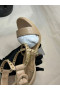 Christian Louboutin Sandal Choca Lux 120 mm Nude/rosa Bronze Læder