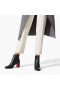 Christian Louboutin Spikita Booty Adoxa 70 mm Sort Kalv Sko